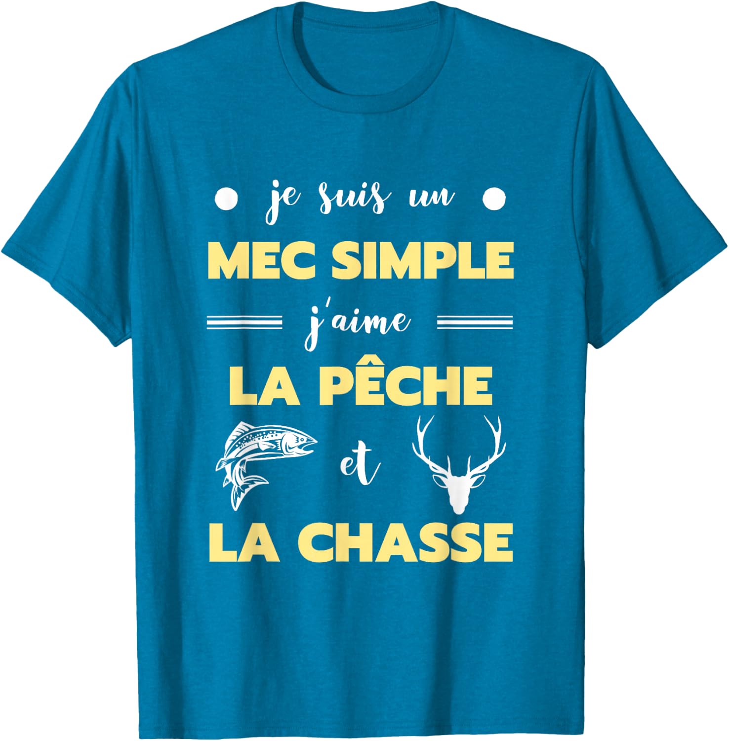 Thumbnail 5 de Mec Simple Chasse Peche T‑Shirt