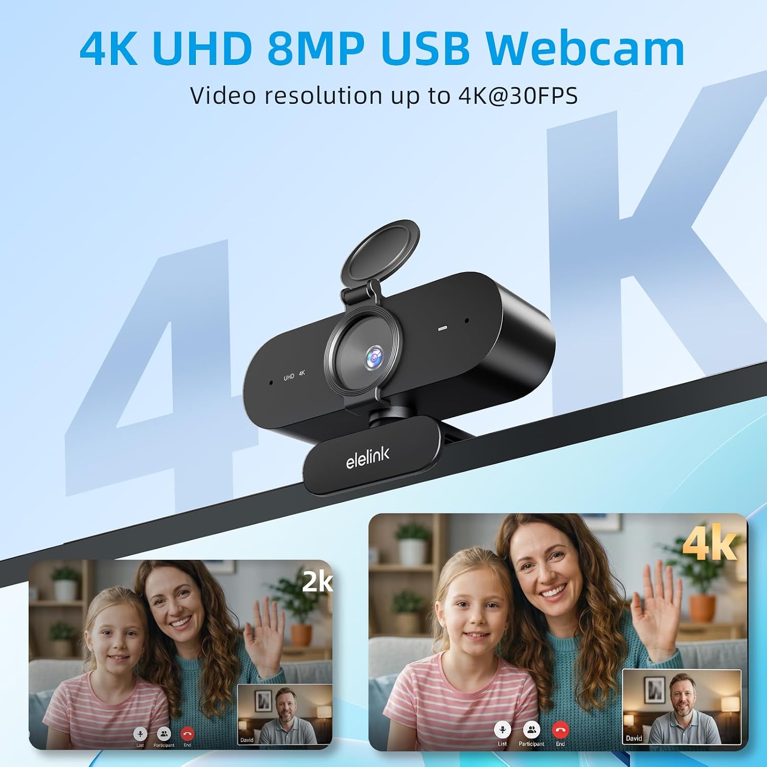 Detalle de Elelink 4K Webcam