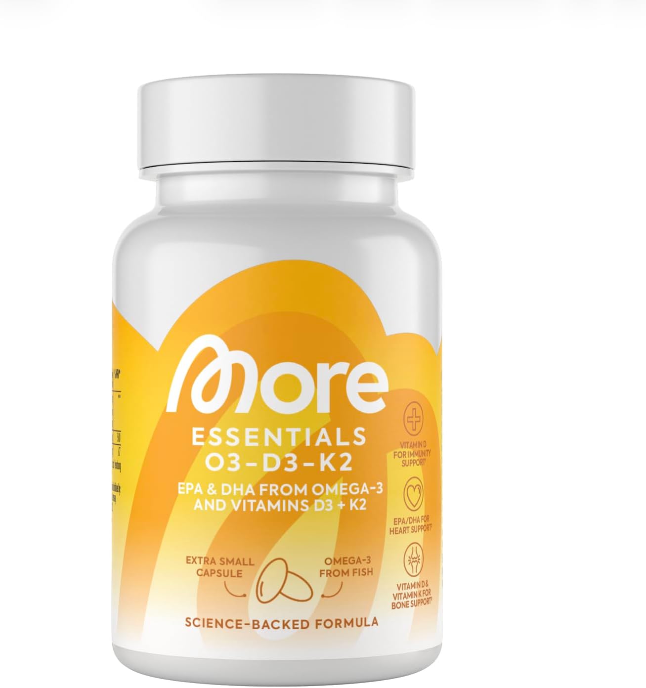 Thumbnail 5 de MORE Vegan Essentials O3-D3-K2 (80 Kapseln) – veganes Omega-3 aus Algenöl mit Vitamin D3 & K2