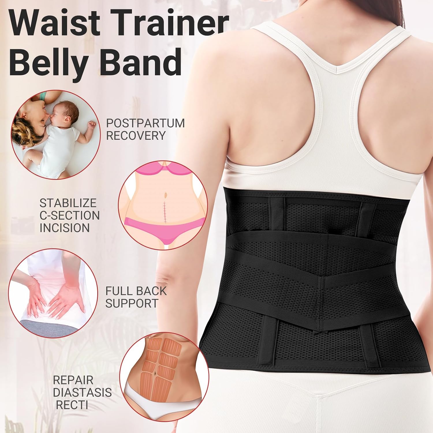 Thumbnail 4 de Trendyline Postpartum Belly Wrap 26cm