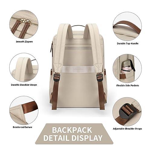 Detalle de GOLF SUPAGS Mochila elegante para portátil de 15,6 pulgadas para mujer