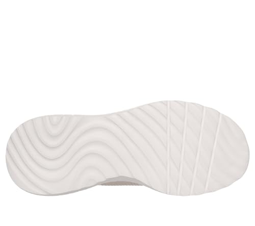 Detalle de Skechers Damen Bobs Squad Chaos Current Muse Slip-In Schuhe – Natural/Gold Textile, Größe 39 EU