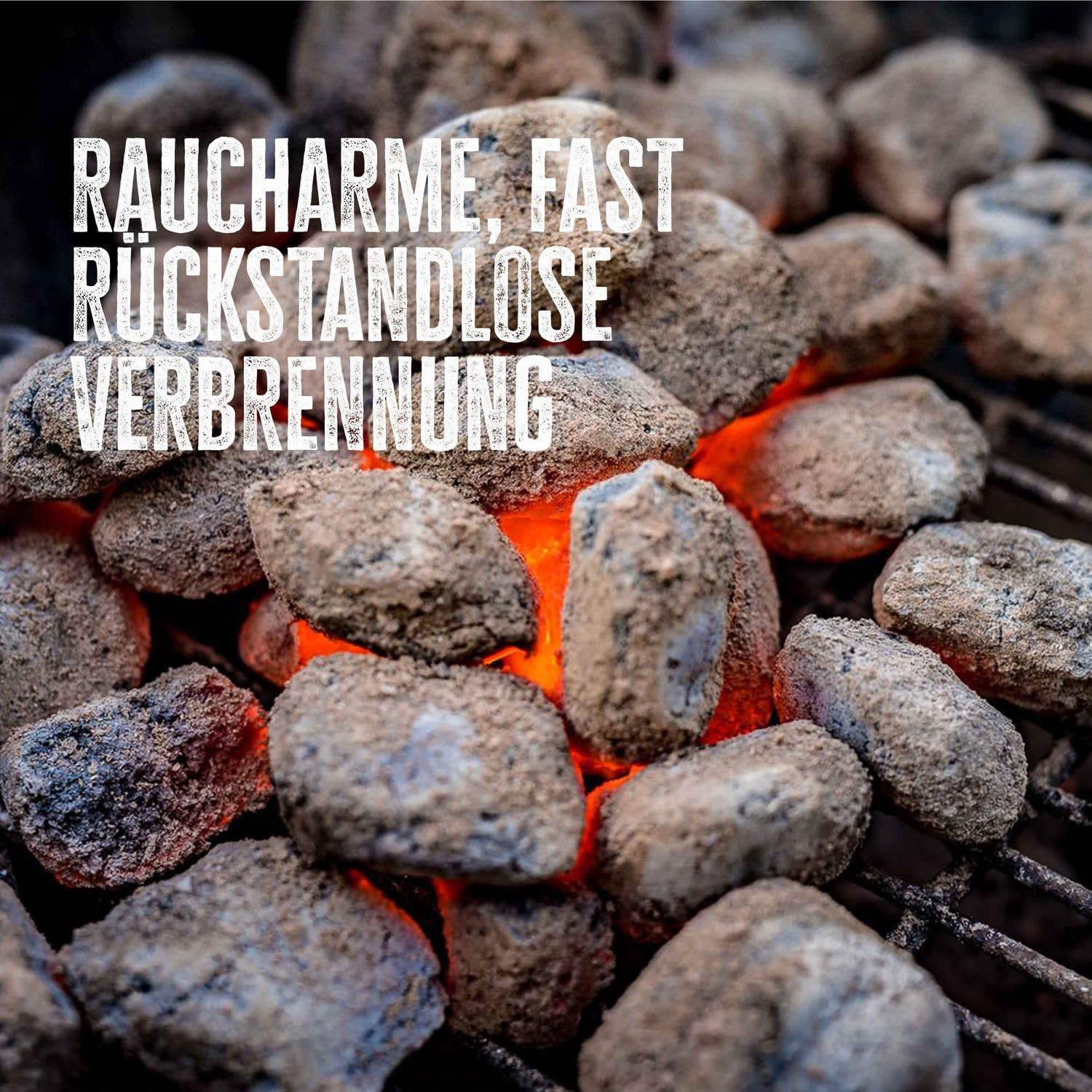 Thumbnail 4 de Grillfürst Männerglut Kokos Grillbriketts (10 kg) – lange Brenndauer aus 100 % Kokosschalen