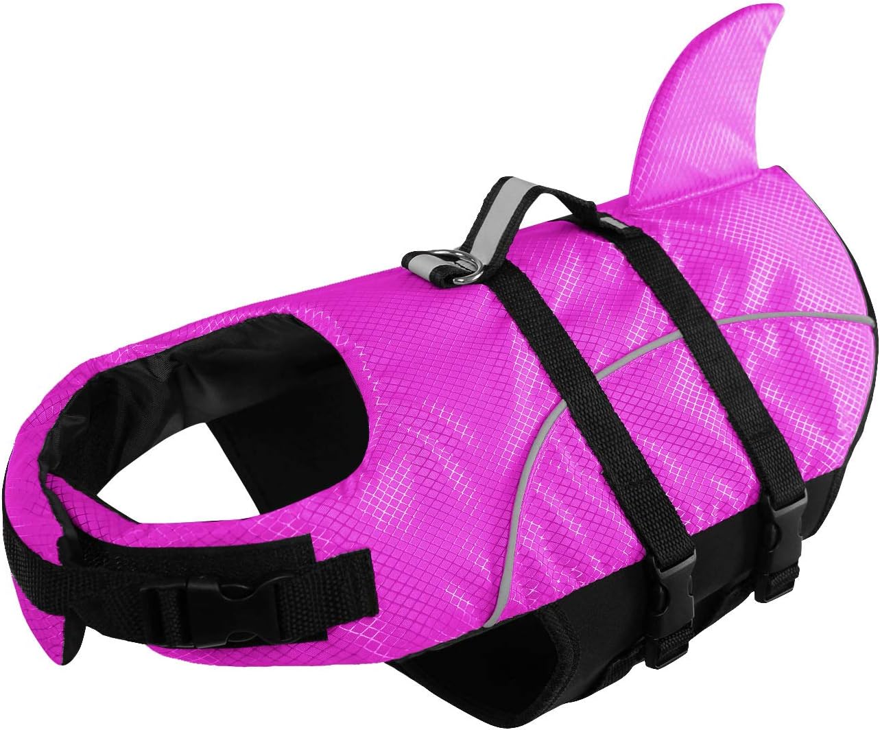 Thumbnail 6 de Queenmore Ripstop Grande Giubbotto Salvagente per Cani Fish Style Regolabile Rosato Rosato