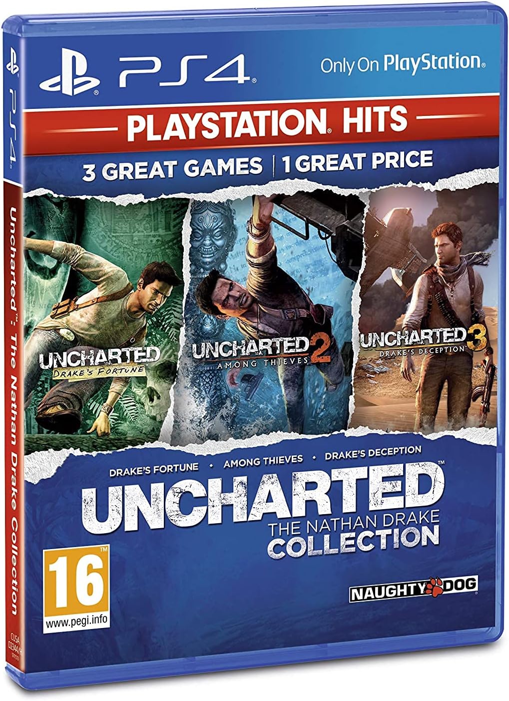 Detalle de PlayStation Uncharted : The Nathan Drake Collection HITS