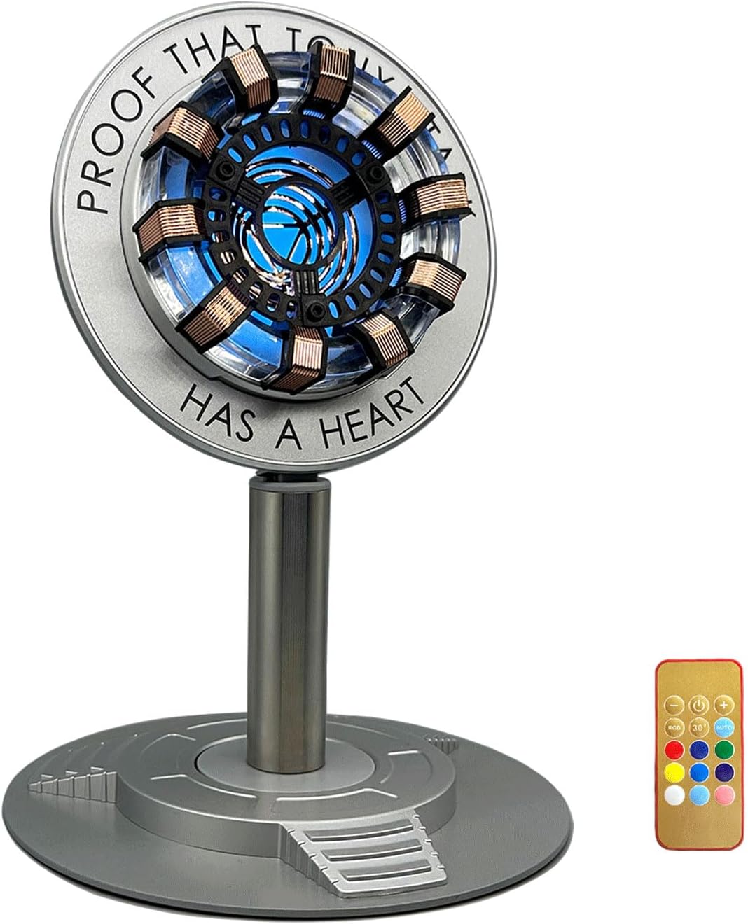 Detalle de Moonacy MK01 Arc Reactor Night Light, Rechargeable Multicolor Desk Lamp