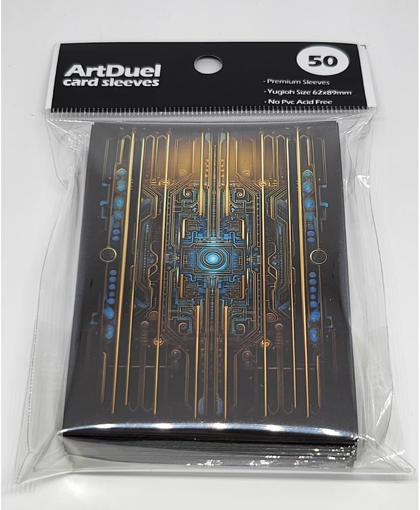 Detalle de ARTDUEL 遊戯王カードスリーブ テクノロジー 50枚入り 62mm×89mm