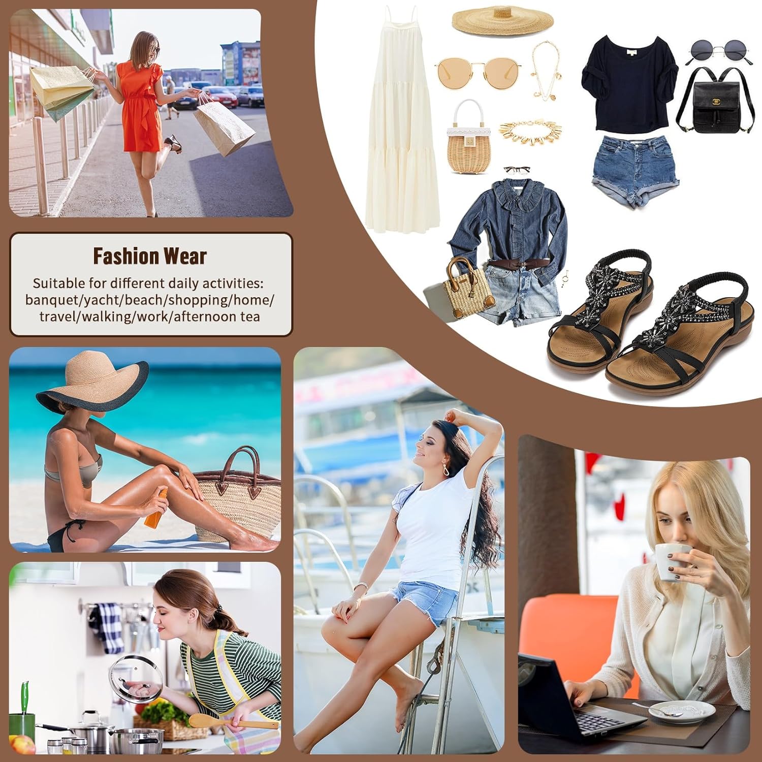 Thumbnail 5 de Littleplum Sandales Plats Femme Été — Confort et style bohème
