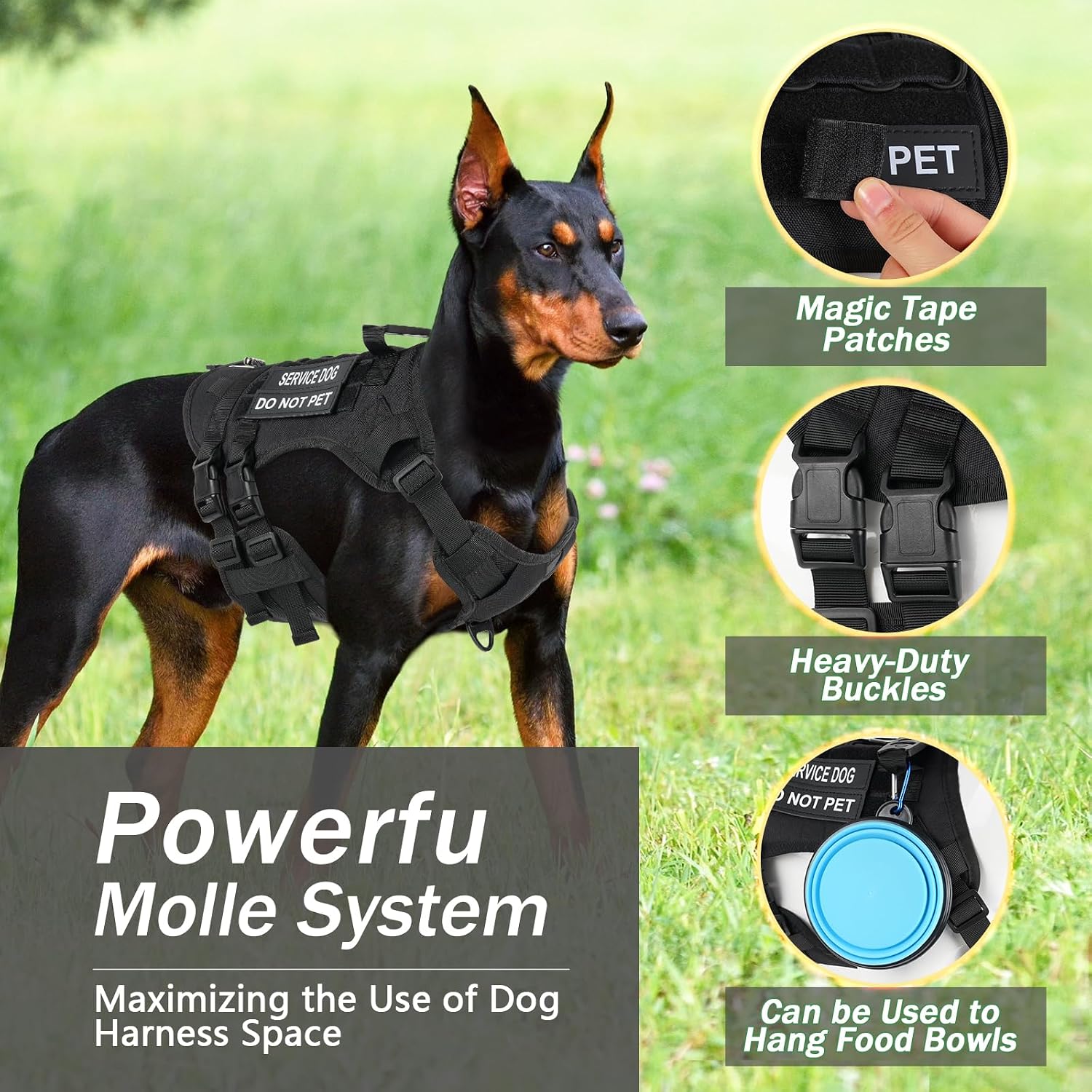 Detalle de Tactical Dog Harness, Small