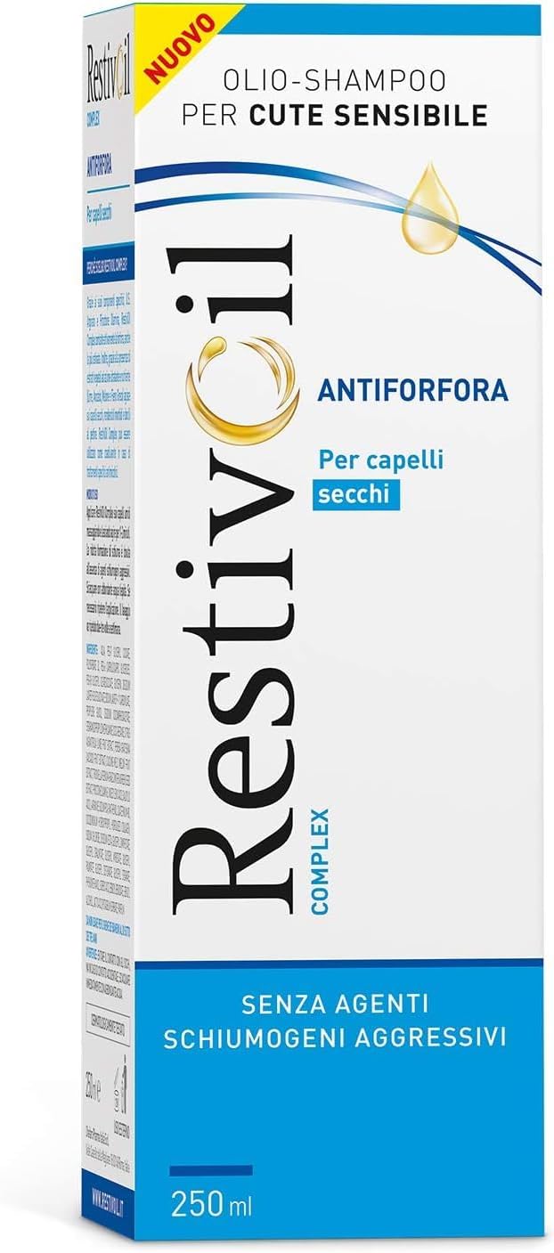 Detalle de RestivOil Complex shampoo antiforfora 250 ml