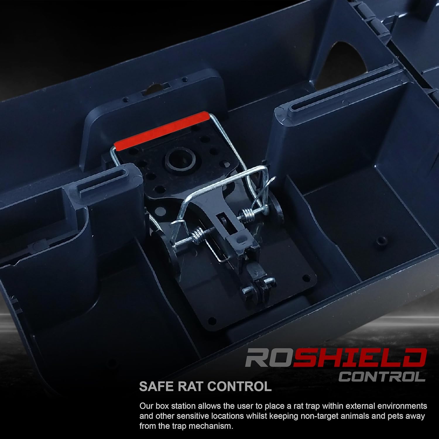 Detalle 2 de ROSHIELD 2x External Rat Snap Trap Protector Box