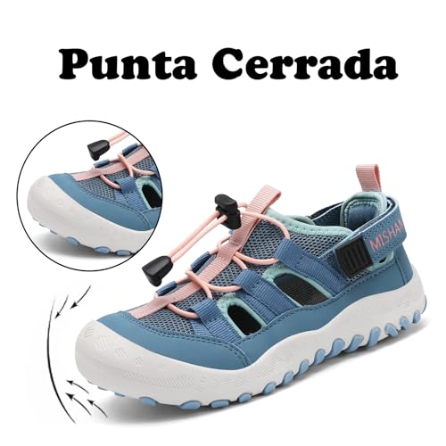 Thumbnail 2 de Mishansha Sandalias Cerradas Trekking Niños Antideslizante Azul 33 EU