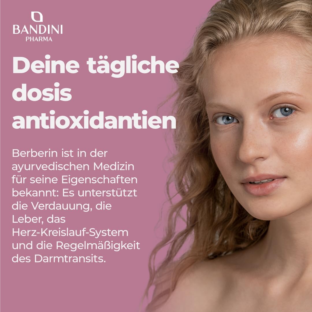Thumbnail 2 de Bandini Berberin 1000mg 180 Tabletten 💊