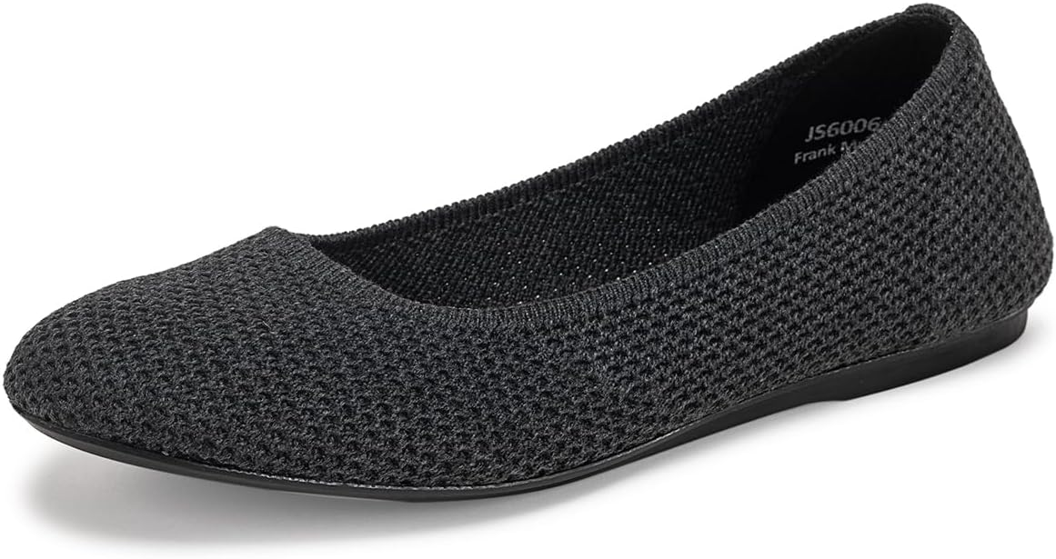Thumbnail 3 de Frank Mully Damen Ballerinas Slip-On aus Strick mit runder Spitze – Runde Zehe