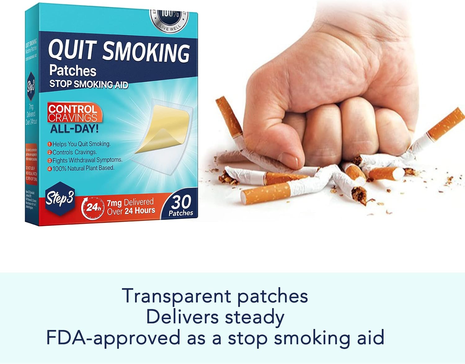 Thumbnail 1 de Quit Smoking Patches Step 3