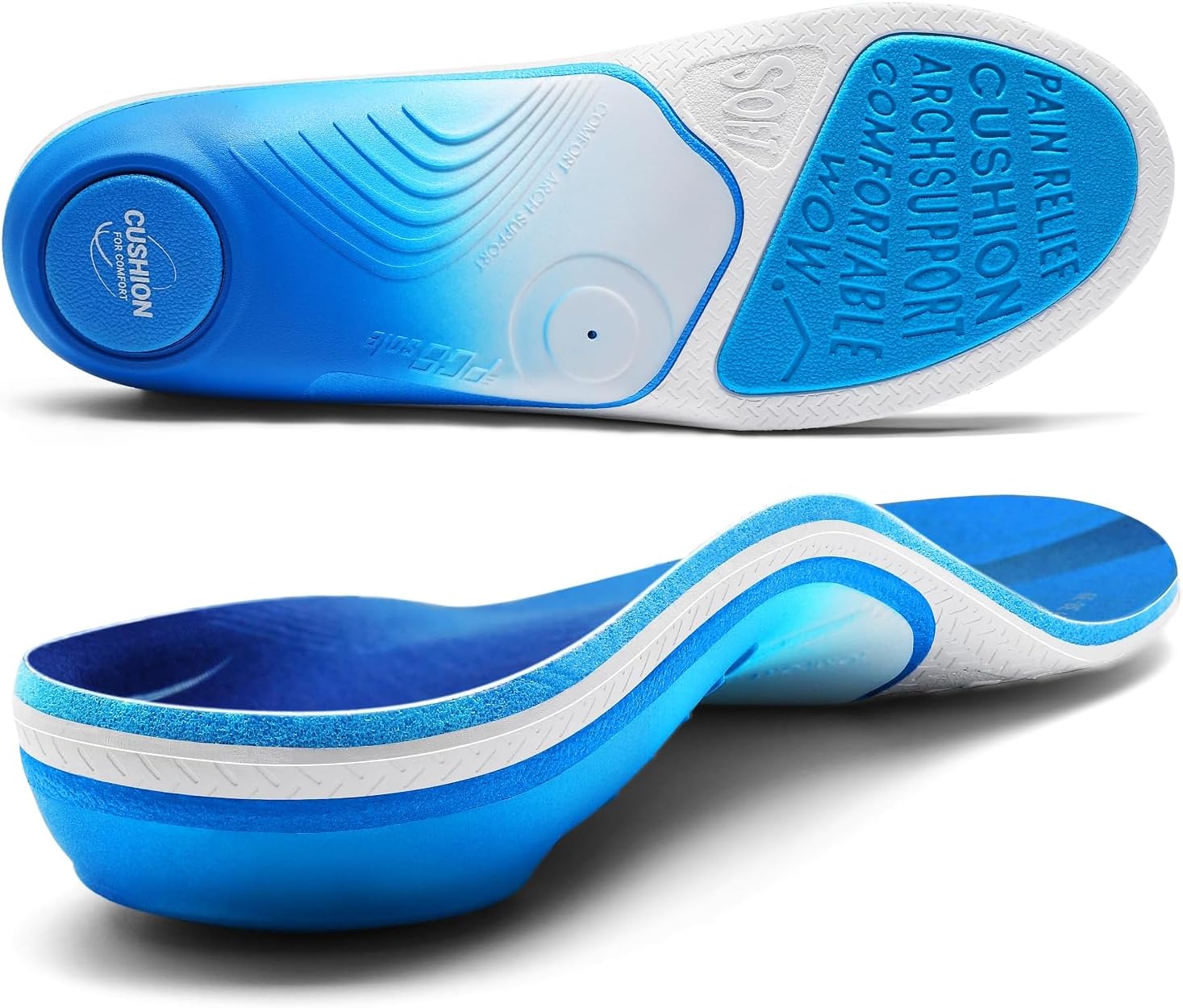 Detalle de PCSsole Orthotic Insoles Pro for Plantar Fasciitis Relief