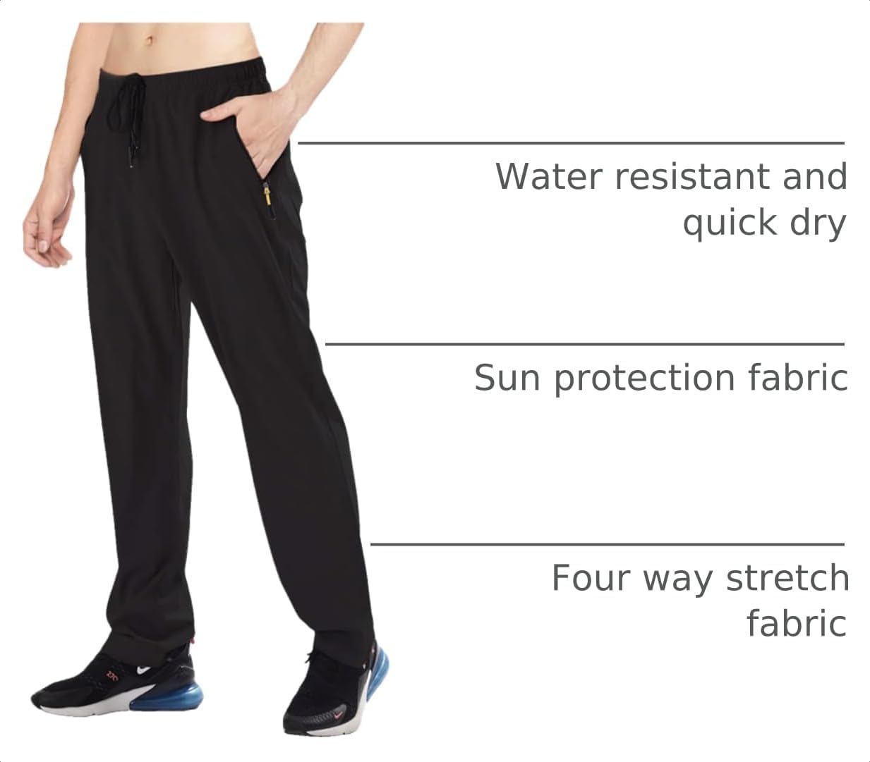 Detalle 2 de Men's Hiking Pants Water Resistant ⚙