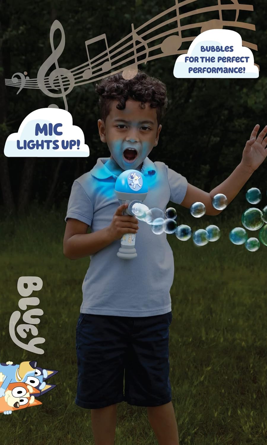 Thumbnail 5 de Bluey Dance Mode Bubble Machine with Microphone