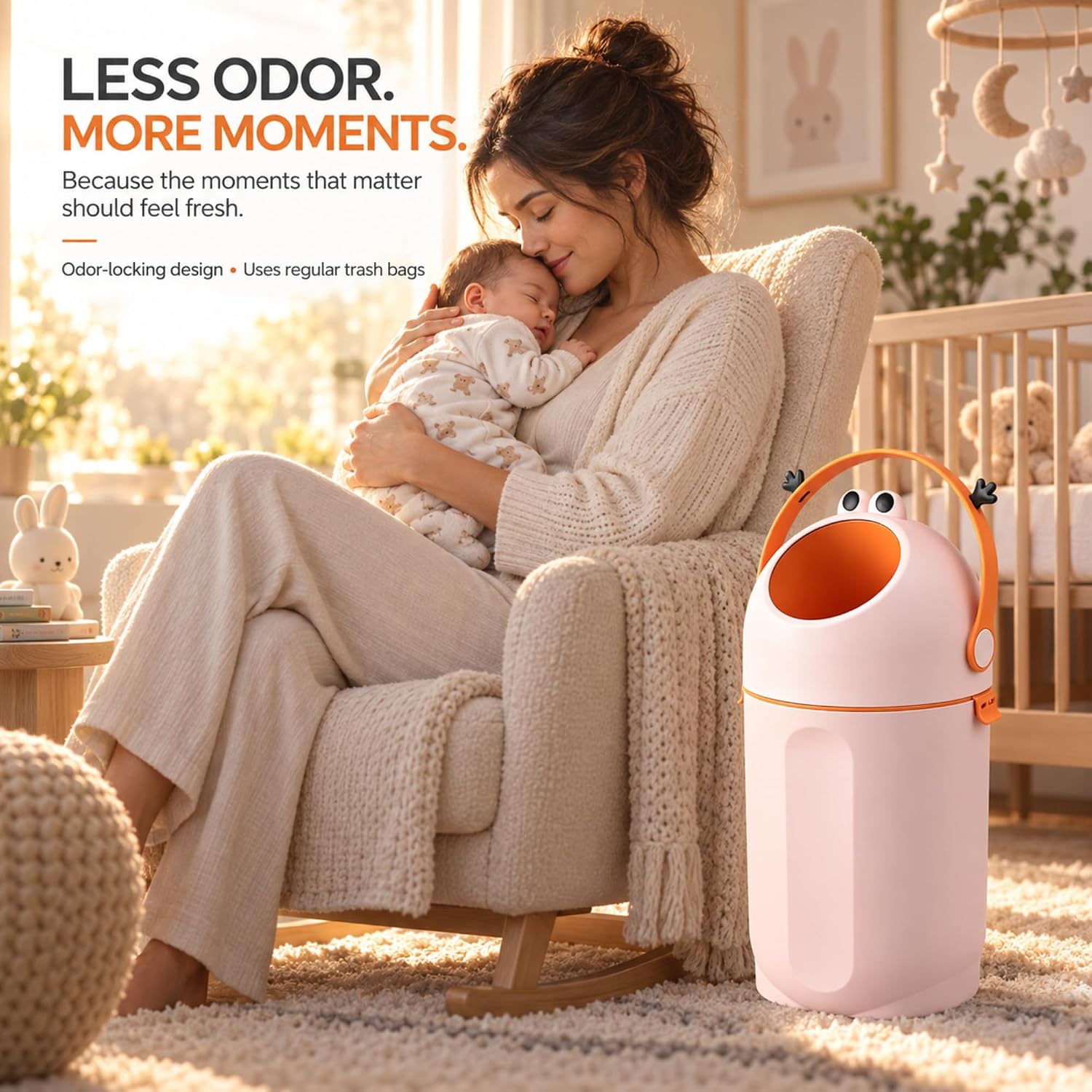 Thumbnail 2 de PBell Diaper Pail, 15 L, for Standard Bags with Odour-Lock Lid