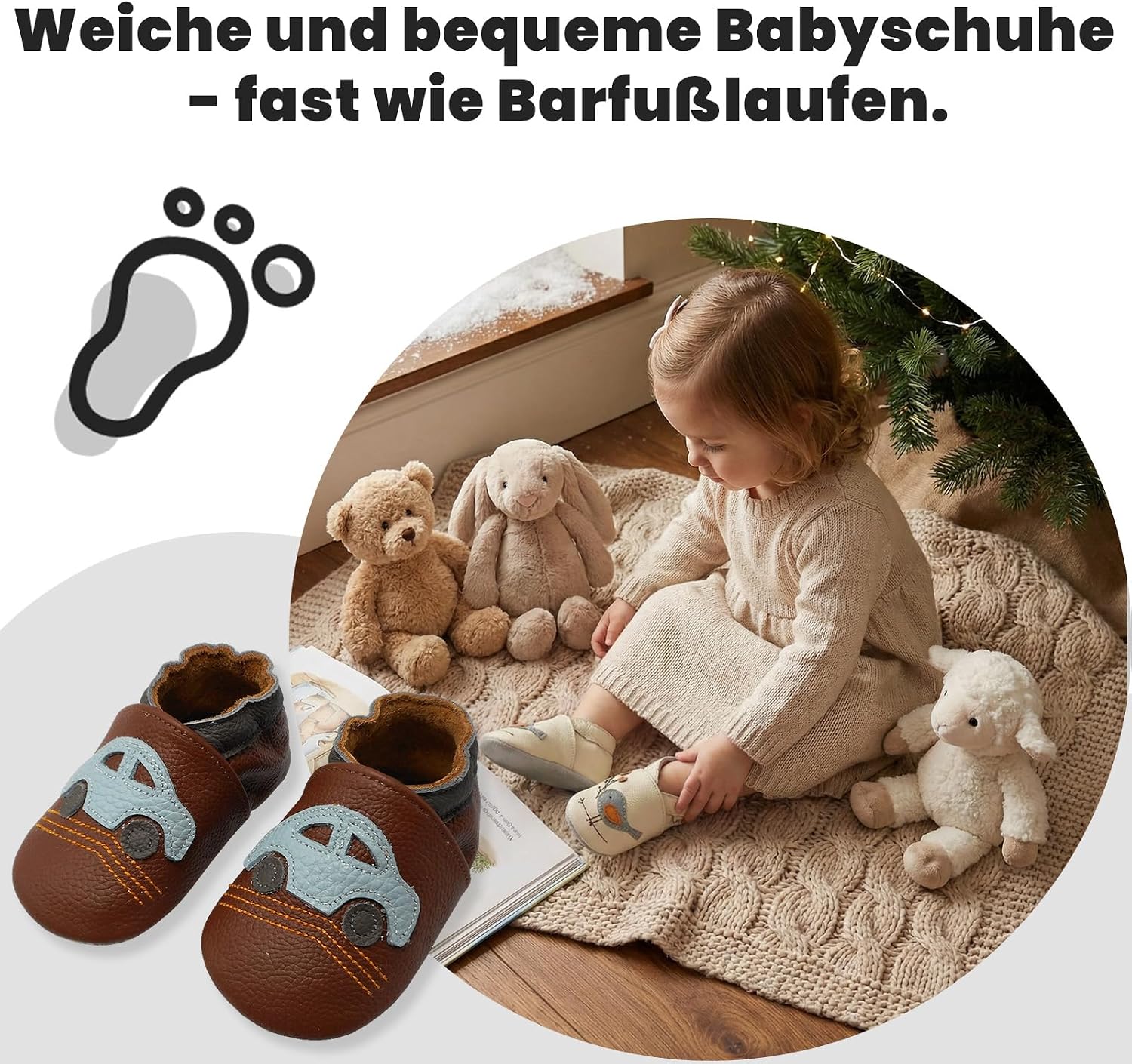 Thumbnail 4 de YALION Krabbelschuh Lauflernschuh Babyschuh