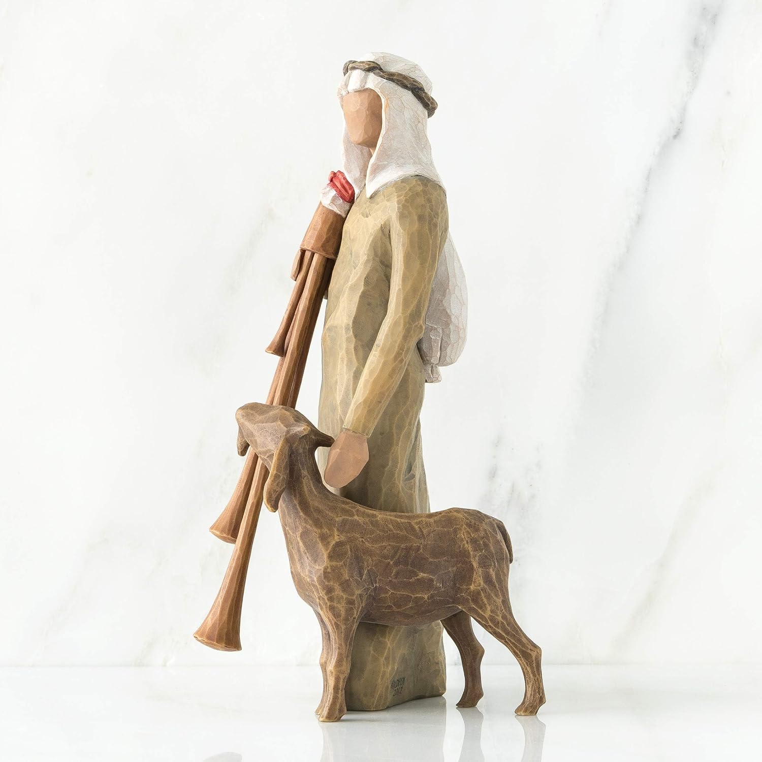Detalle de Willow Tree Zampognaro Shepherd Figurine by Susan Lordi