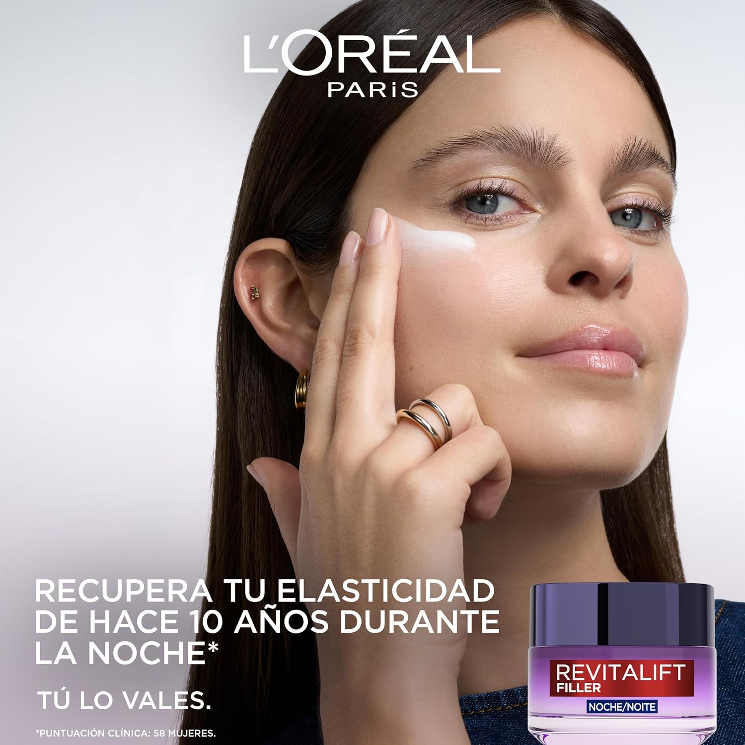 Thumbnail 3 de L'Oréal Paris Revitalift Filler Crema Noche 50 ml