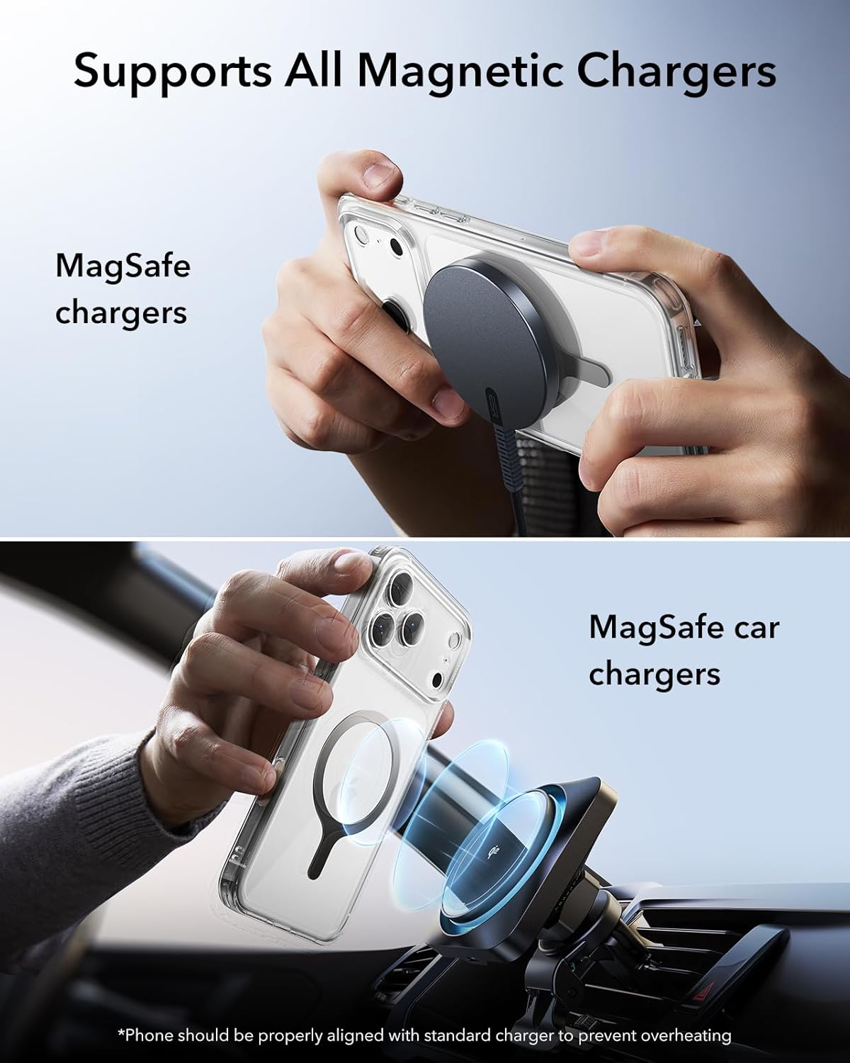 Thumbnail 5 de ESR MagSafe Ring 2-Pack magnetic adapter for iPhone