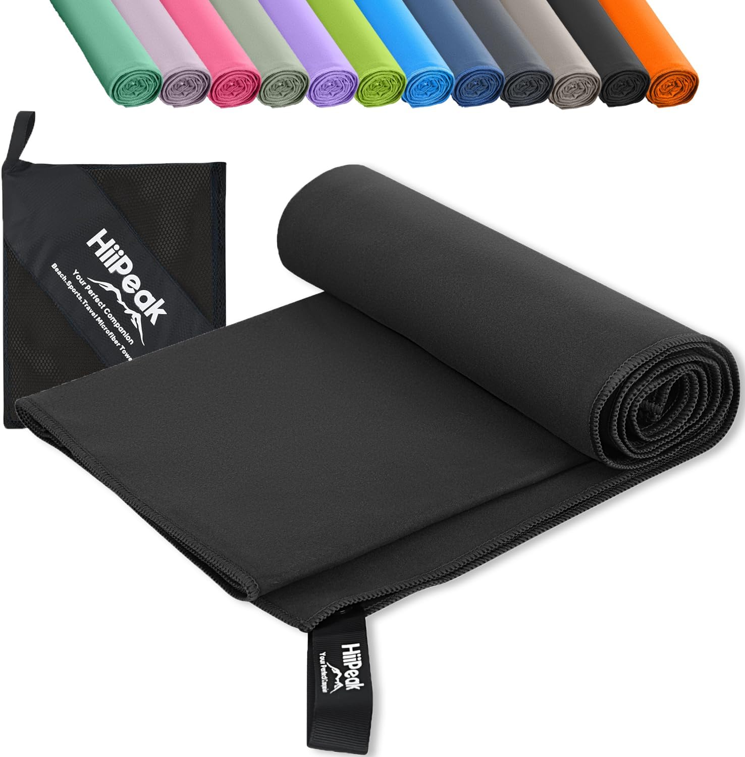 Detalle de HiiPeak microfibre towel 200 x 100 cm