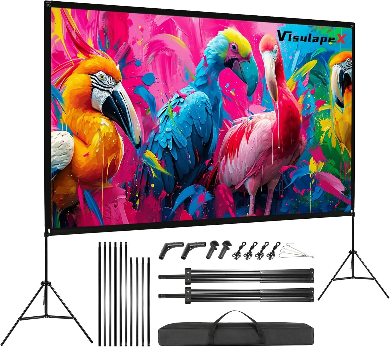 Thumbnail 6 de No Wrinkles 120 inch projector screen
