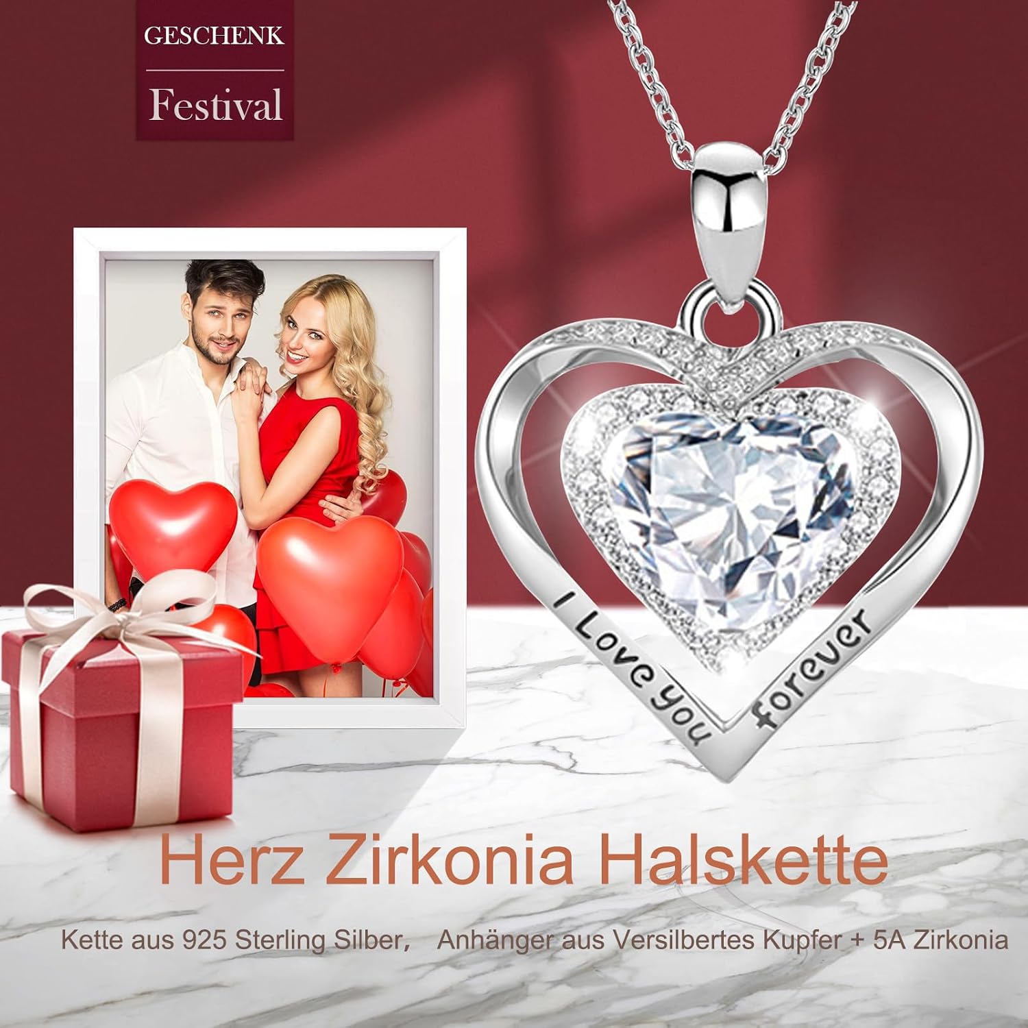 Thumbnail 4 de Willuck Ewige Rose 3â5 Jahre Geschenkbox đč