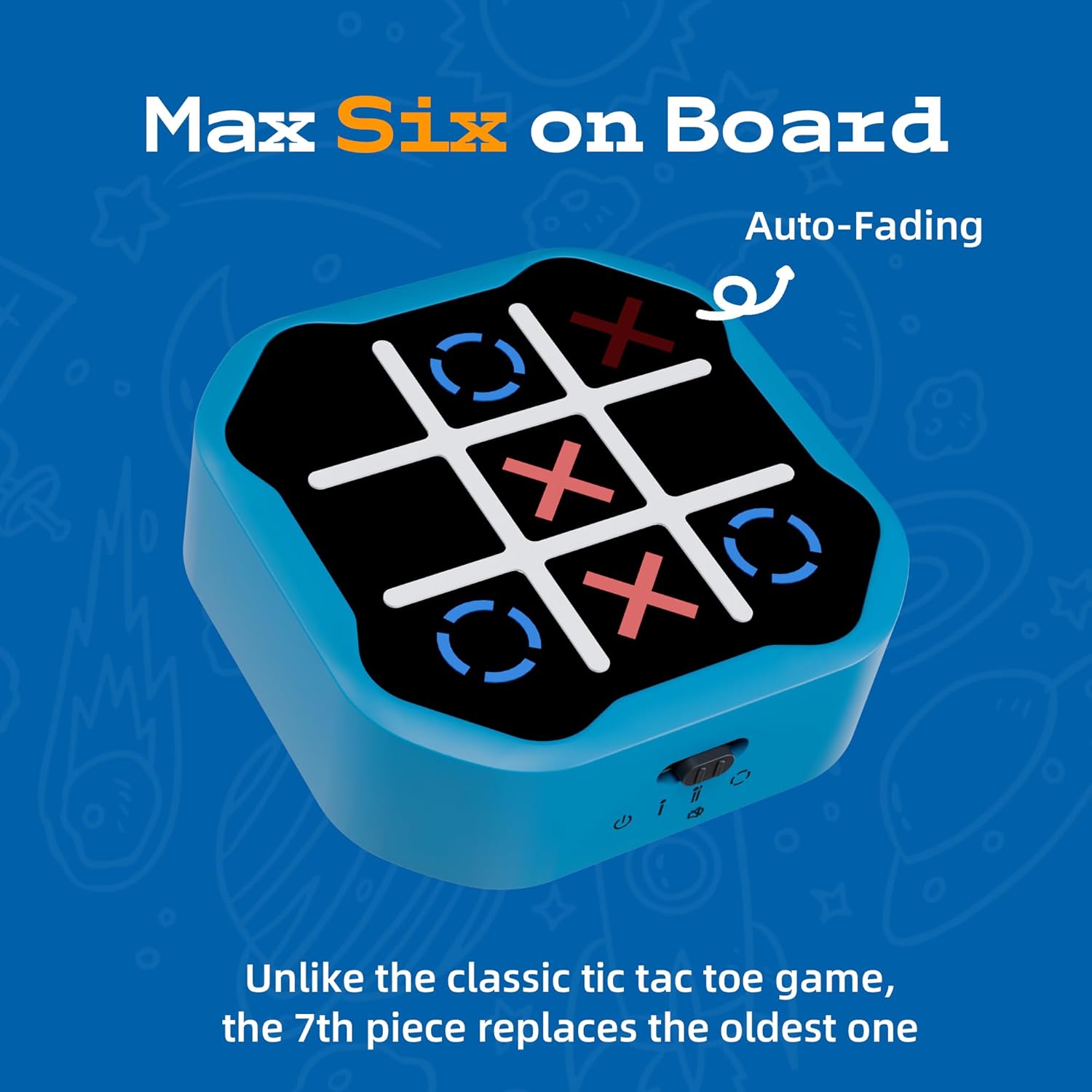 Detalle 2 de 3-in-1 Electronic Tic Tac Toe Game