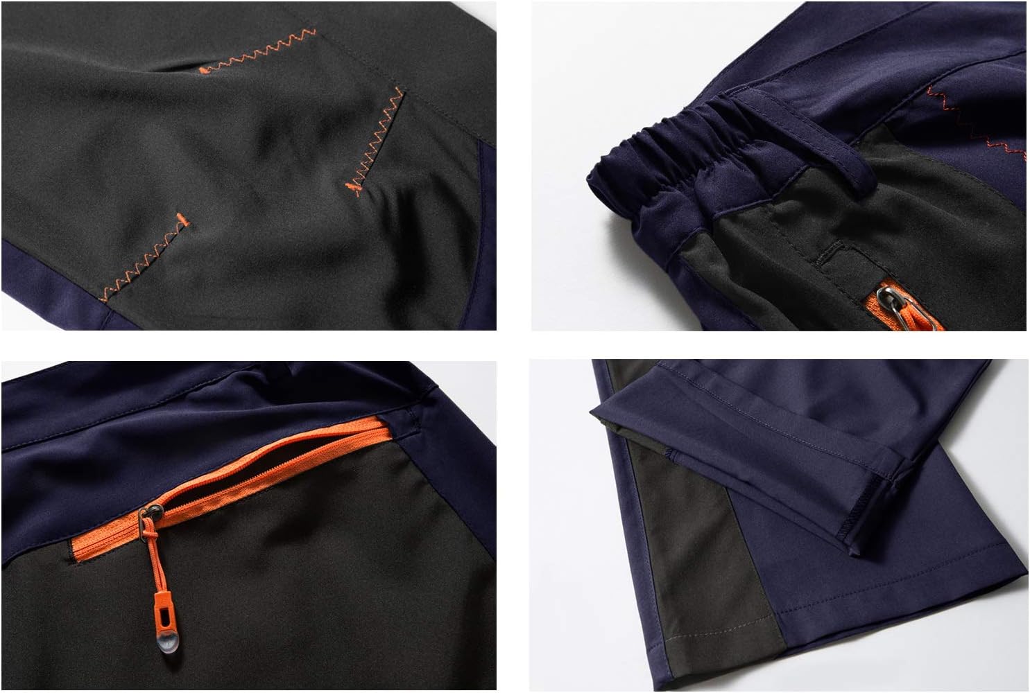 Detalle 1 de TBMPOY Men's Hiking Work Pants, Lightweight, Quick-Dry and Water-Resistant
