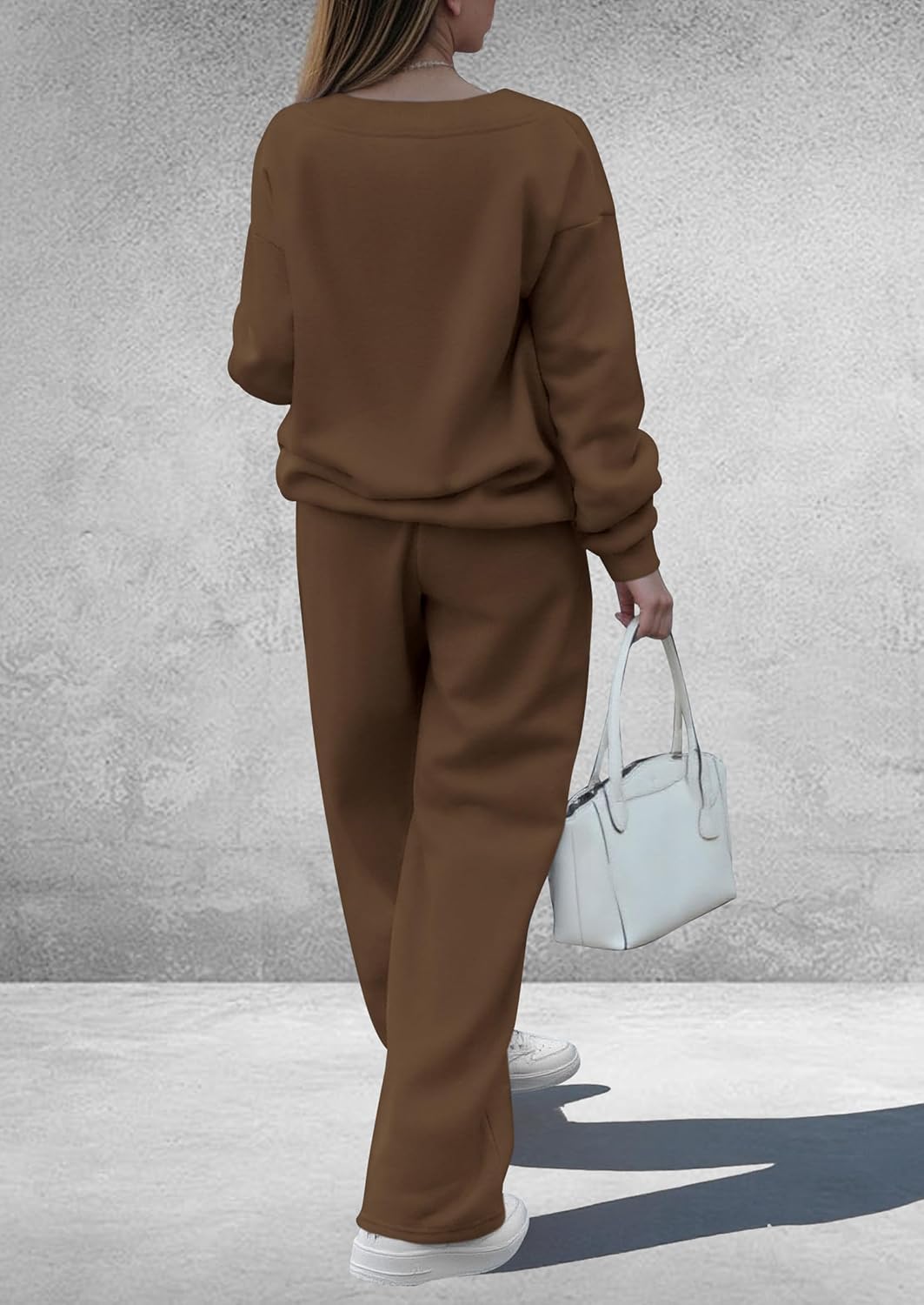 Detalle 2 de PRETTYGARDEN Women's Sweatsuit, Wide-Leg Pants