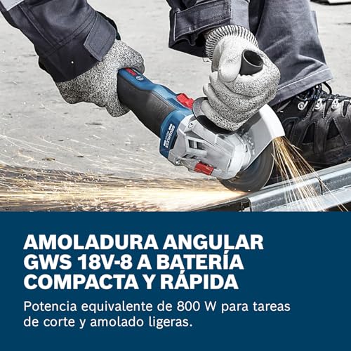 Thumbnail 2 de Bosch Professional GWS 18V-8 amoladora angular 125 mm 🛠️