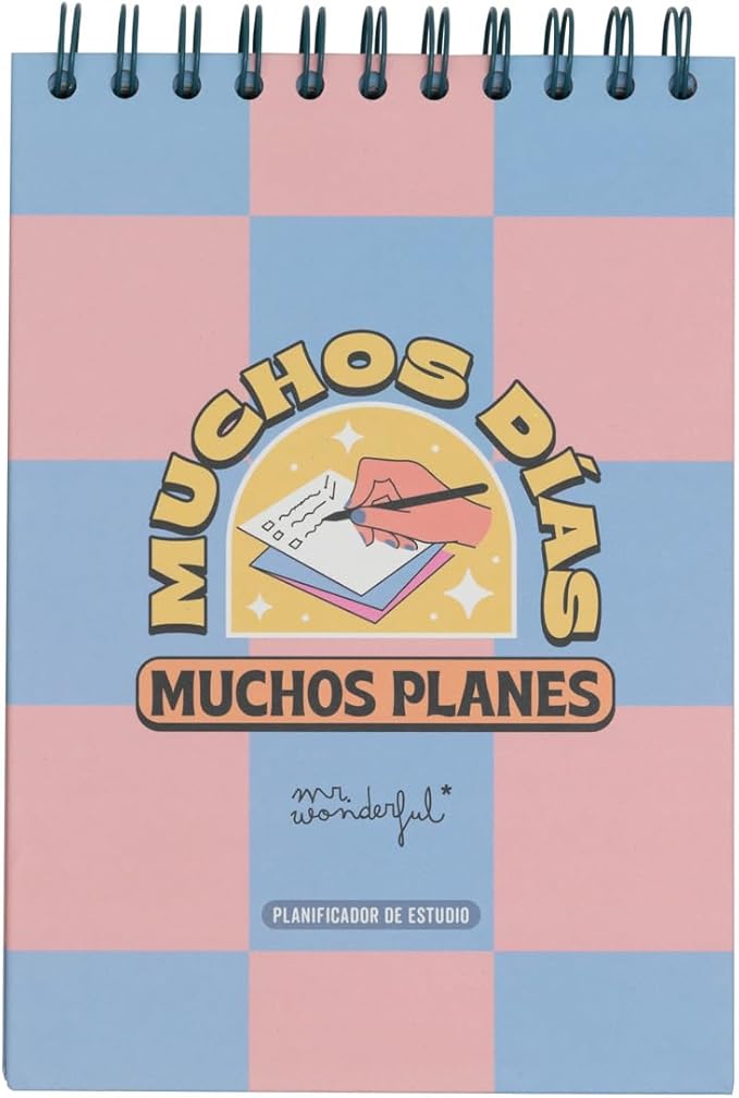 Mr. Wonderful Planificador vertical diario con pegatinas ✨