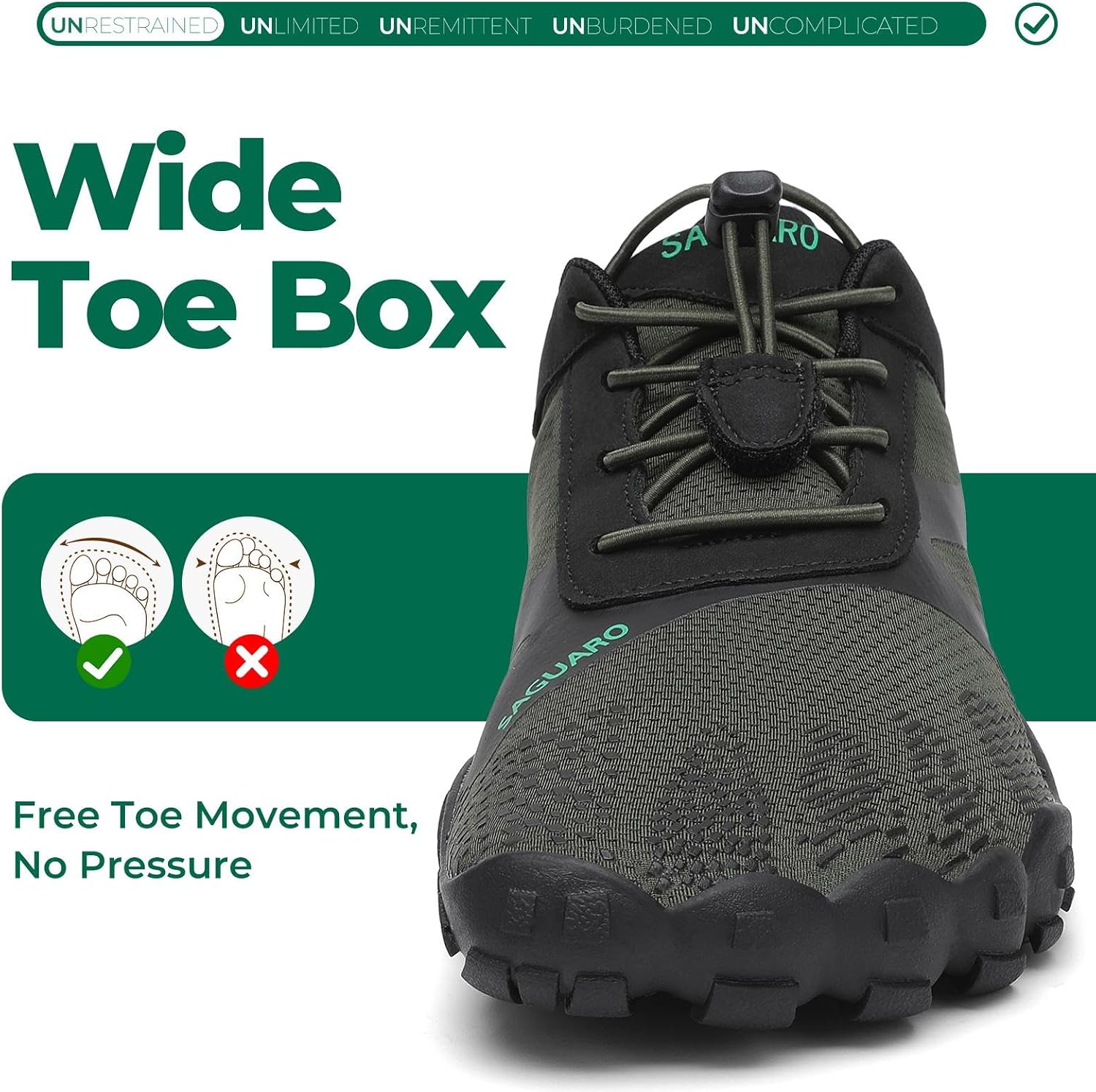 Detalle 2 de SAGUARO Zapatillas Barefoot Trail 35-48