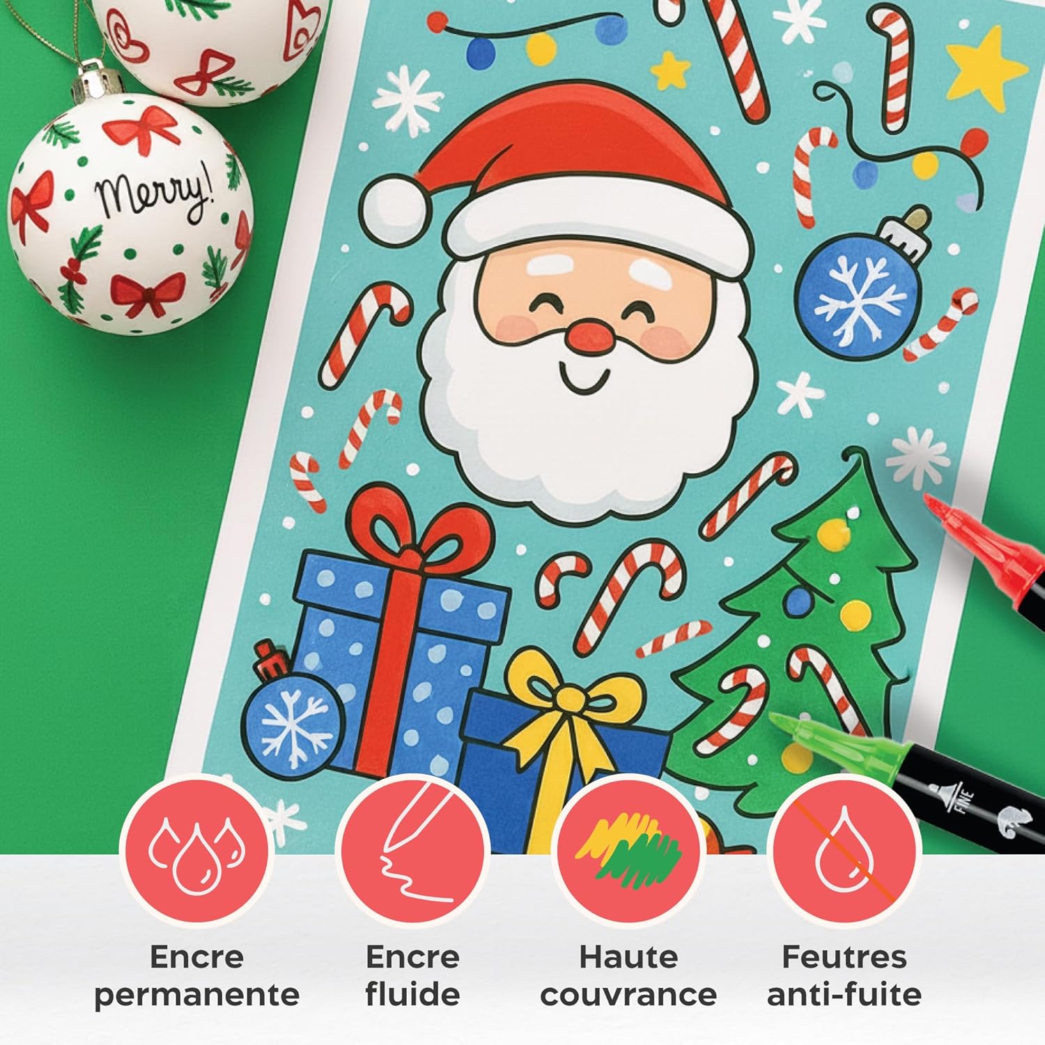 Thumbnail 3 de Zenacolor Feutre Acrylique 72 couleurs 🖊️