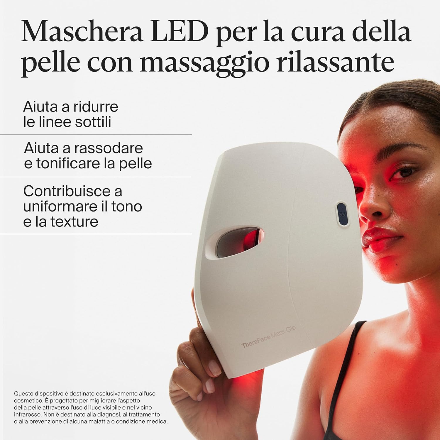 Thumbnail 1 de Therabody Mask Glo con luce LED rossa, blu e infrarossa e massaggio vibrante, design cordless