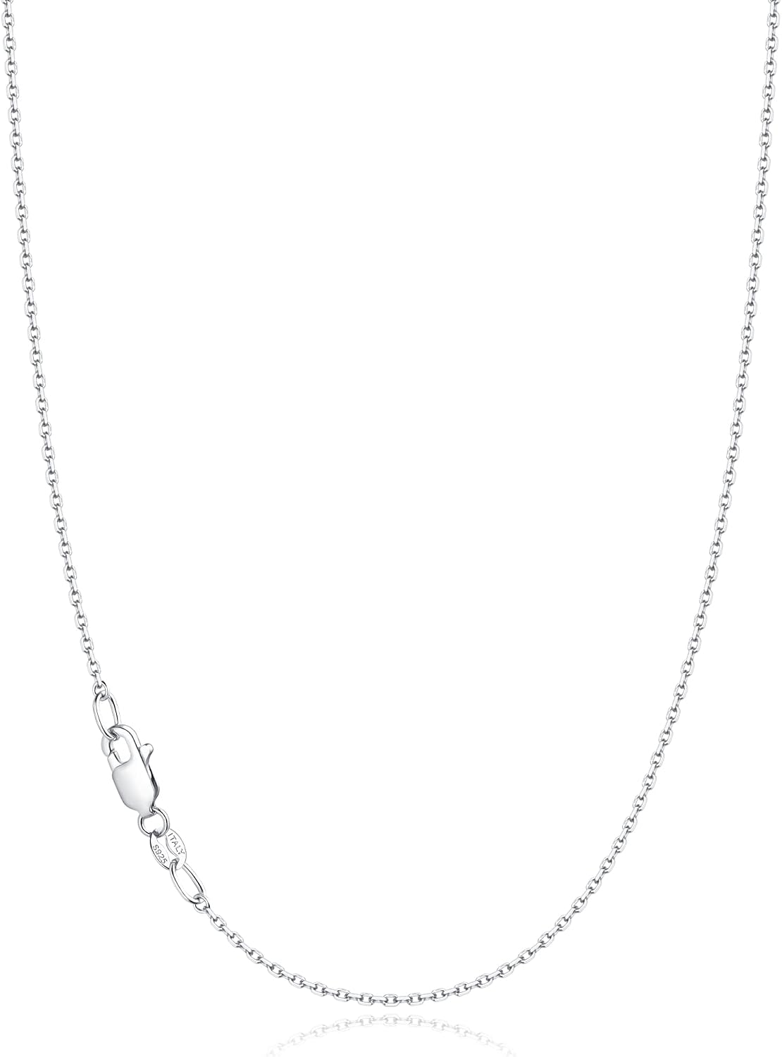Thumbnail 6 de Jewlpire 18k Gold Plated 925 Sterling Silver Chain Necklace for Women