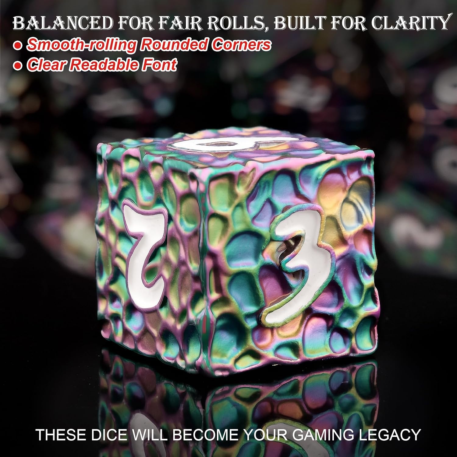 Detalle 2 de Rainbow D&D Dice Set 7pc