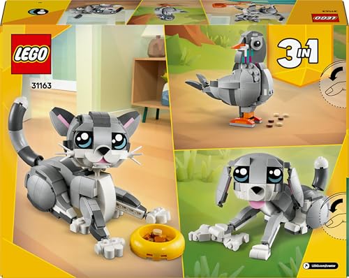 Thumbnail 12 de LEGO Creator 3in1 Gatto Gioioso (31163) – 3 modelli in 1: gatto, cane o piccione