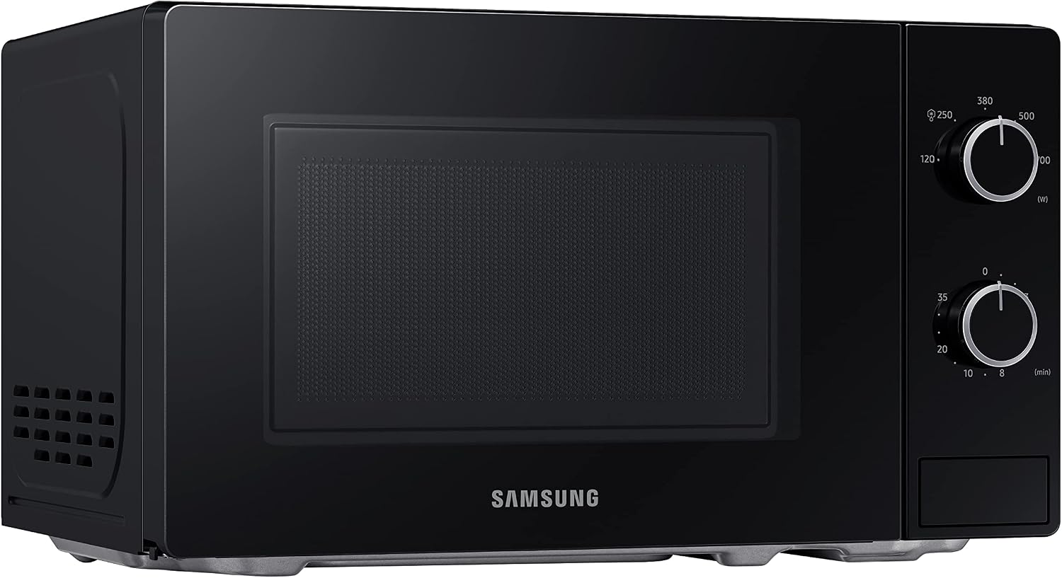 Detalle de Samsung Forno a Microonde MS20A3010AL: design minimalista e cottura essenziale da libera installazione