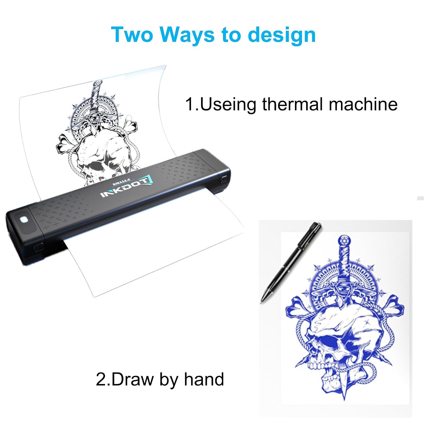 Thumbnail 3 de LEAYOKA Tattoo-Transferpapier (A4, 50 Blatt) mit 4-Schicht-Matrizen für Tattoo-Übetragung