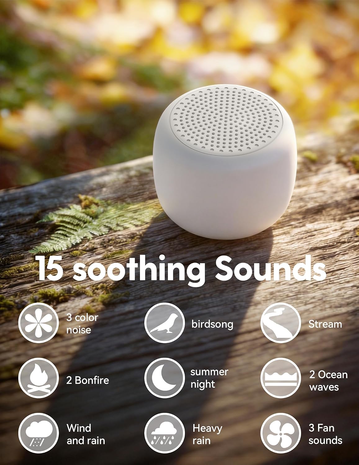 Detalle 2 de Babelio White Noise Sound Machine 15 sounds