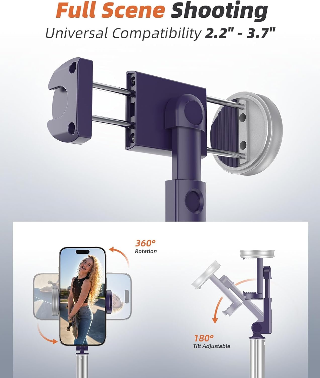 Detalle de Vimose Phone Tripod, 62-Inch