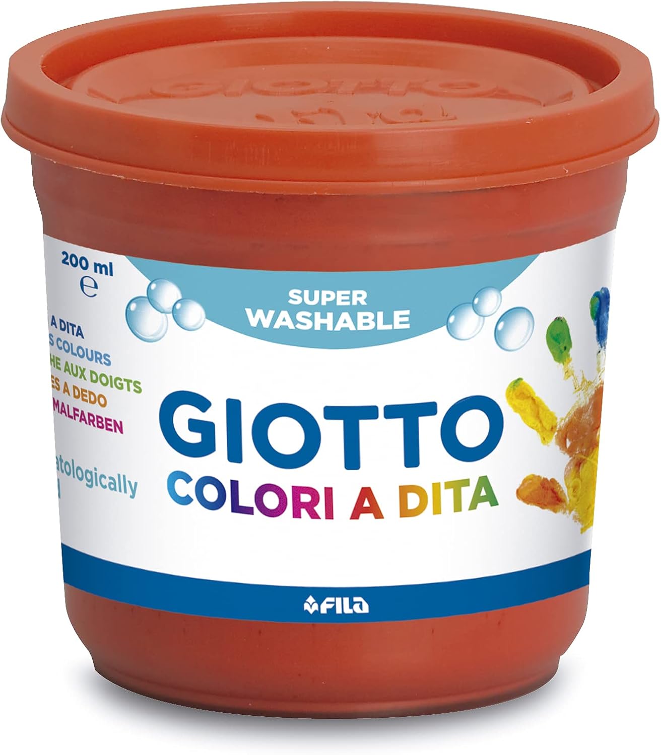 Thumbnail 2 de GIOTTO Dita Super Washable Finger Paint (6 x 200ml) – Primary Colours