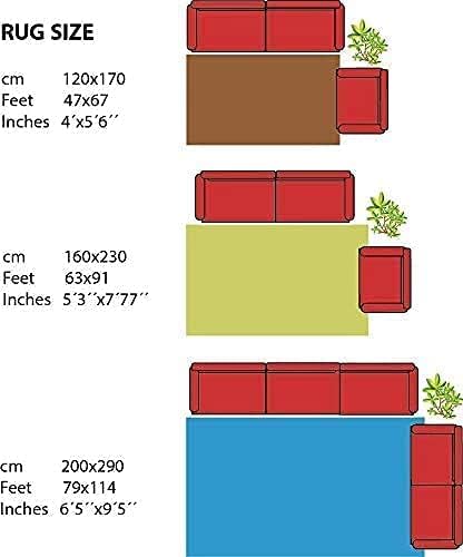 Thumbnail 4 de The Carpet Relax - Alfombra Moderna, Antideslizante y Lavable, 240x340 cm