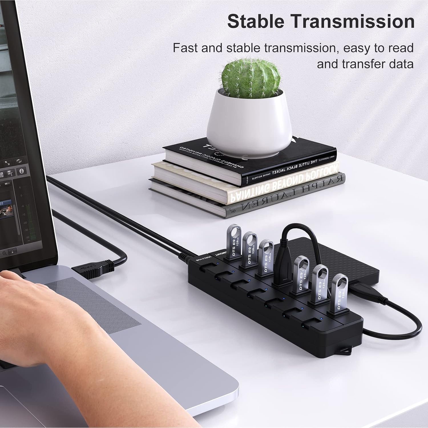 Thumbnail 3 de VEMONT 7-Port USB 3.0 Hub