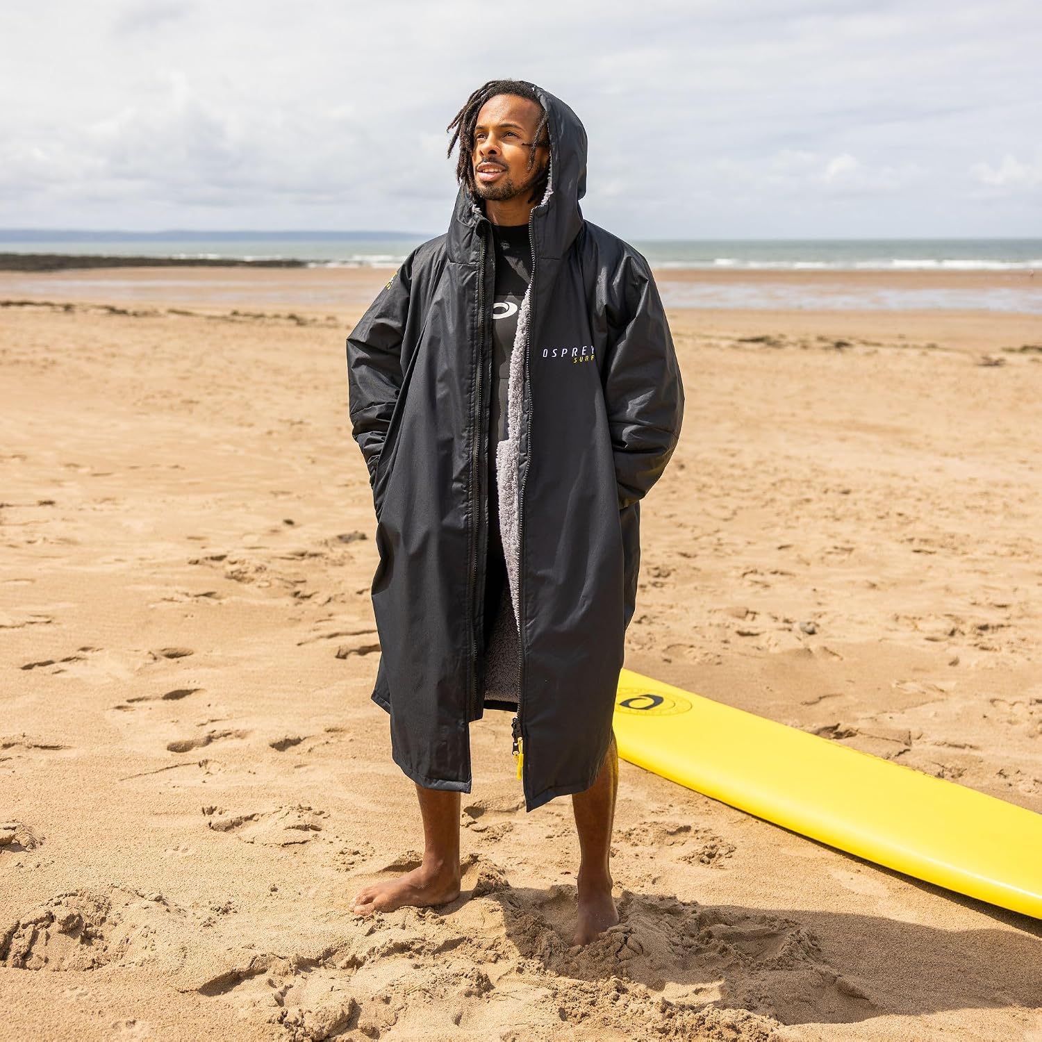 Detalle de Osprey Changing Robe for Kids and Adults – Waterproof Unisex Beach Bathrobe