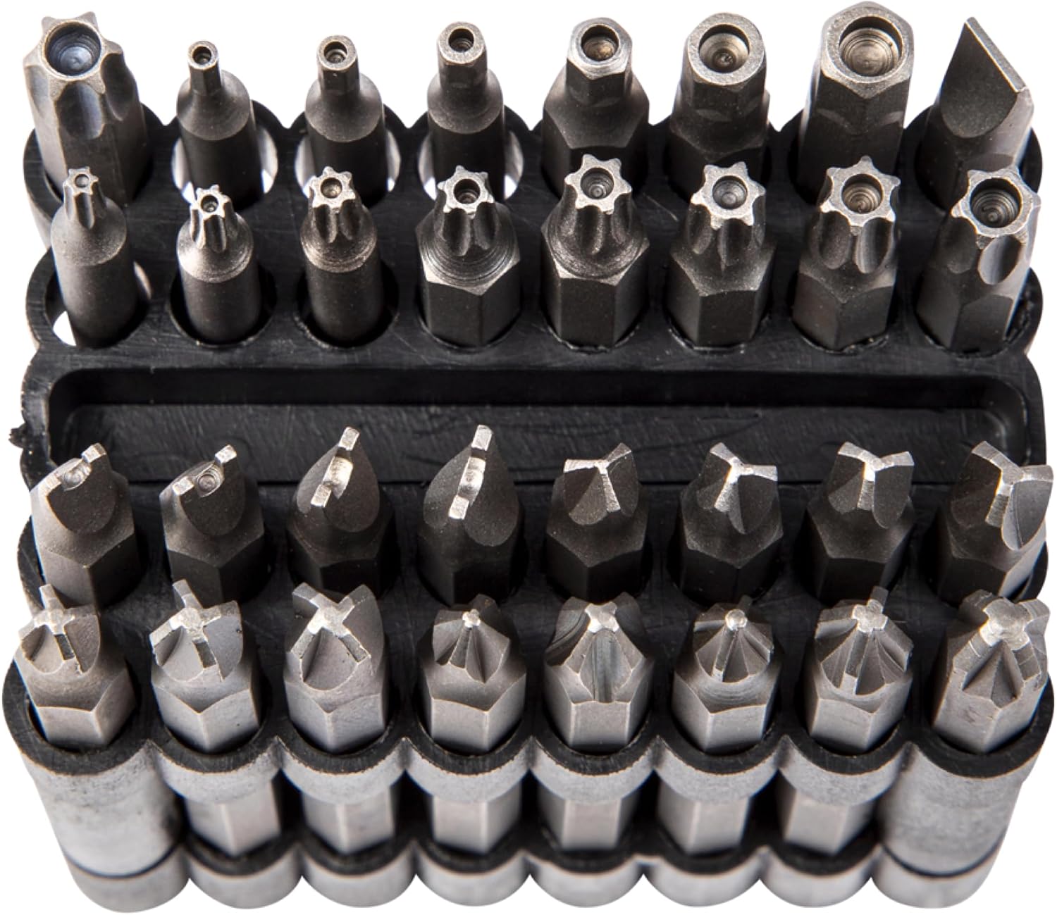 Detalle 2 de Mannesmann M29732 32-Piece Bit Set, 75 mm Extra-Long Alloy Steel Bits